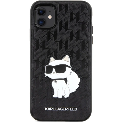 Etui Karl Lagerfeld KLHCN61SAKHPCK Apple iPhone 11/XR czarny/black Saffiano Monogram Choupette