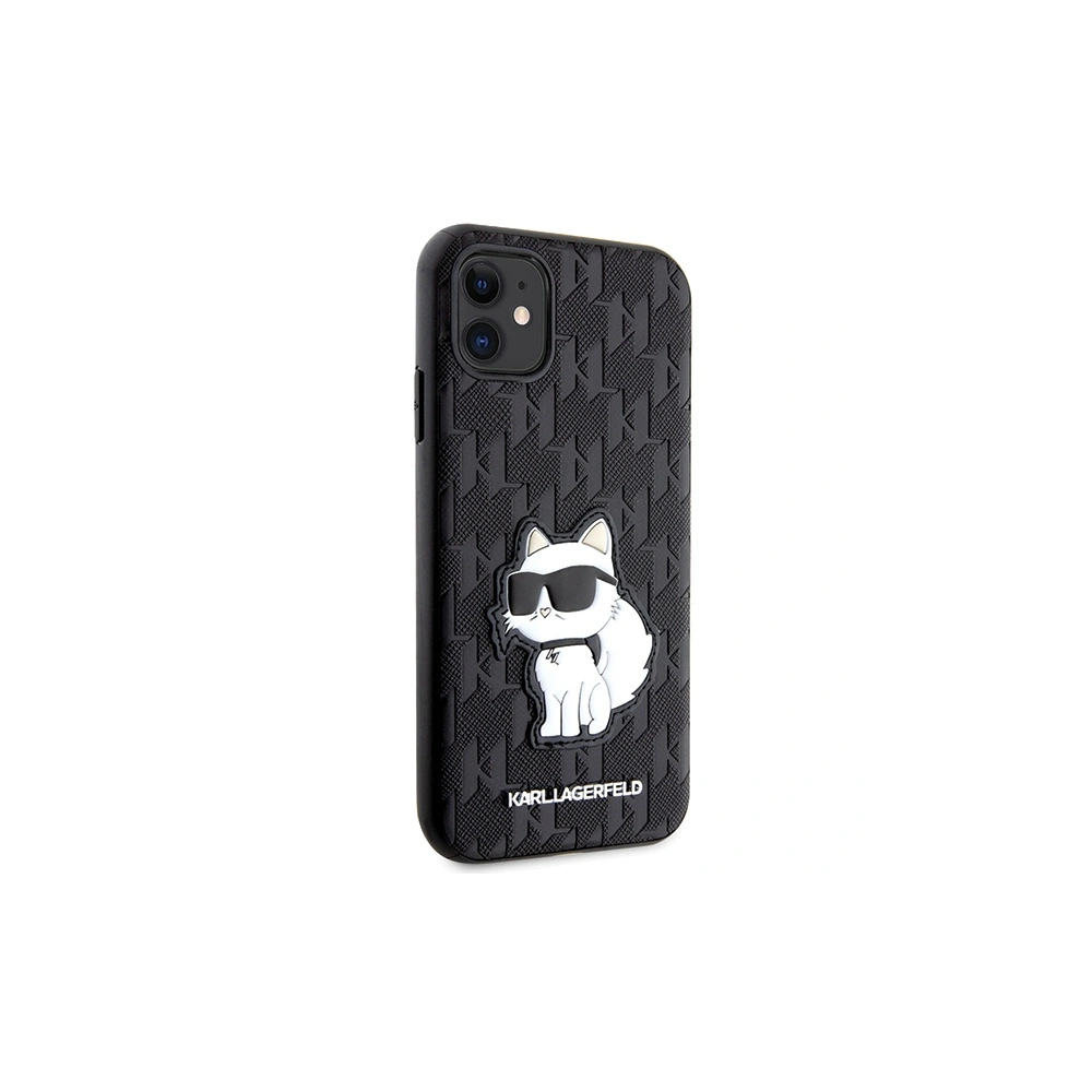 Hurtownia GSM - Etui Karl Lagerfeld KLHCN61SAKHPCK Apple iPhone 11/XR negru/black Saffiano Monogram Choupette - KLD1592 - {ean13} - Hurt