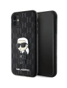 Etui Karl Lagerfeld KLHCN61SAKHPKK Apple iPhone 11/XR negru/schwarz Saffiano Monogram Ikonik