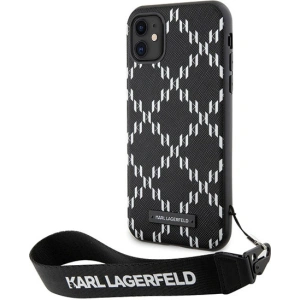 Hurtownia GSM - Etui Karl Lagerfeld KLHCN61SAKLMBSK Apple iPhone 11/XR negru/hardcase Monogram Losange Saffiano - KLD1594 - {ean13} - Hurt