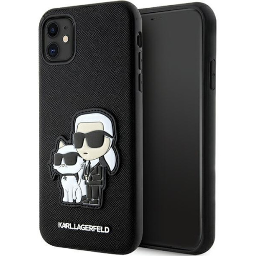 Hurtownia Karl Lagerfeld - 3666339127022 - KLD1595 - Etui Karl Lagerfeld KLHCN61SANKCPK Apple iPhone 11/XR hardcase czarny/black Saffiano Karl & Choupette - B2B homescreen