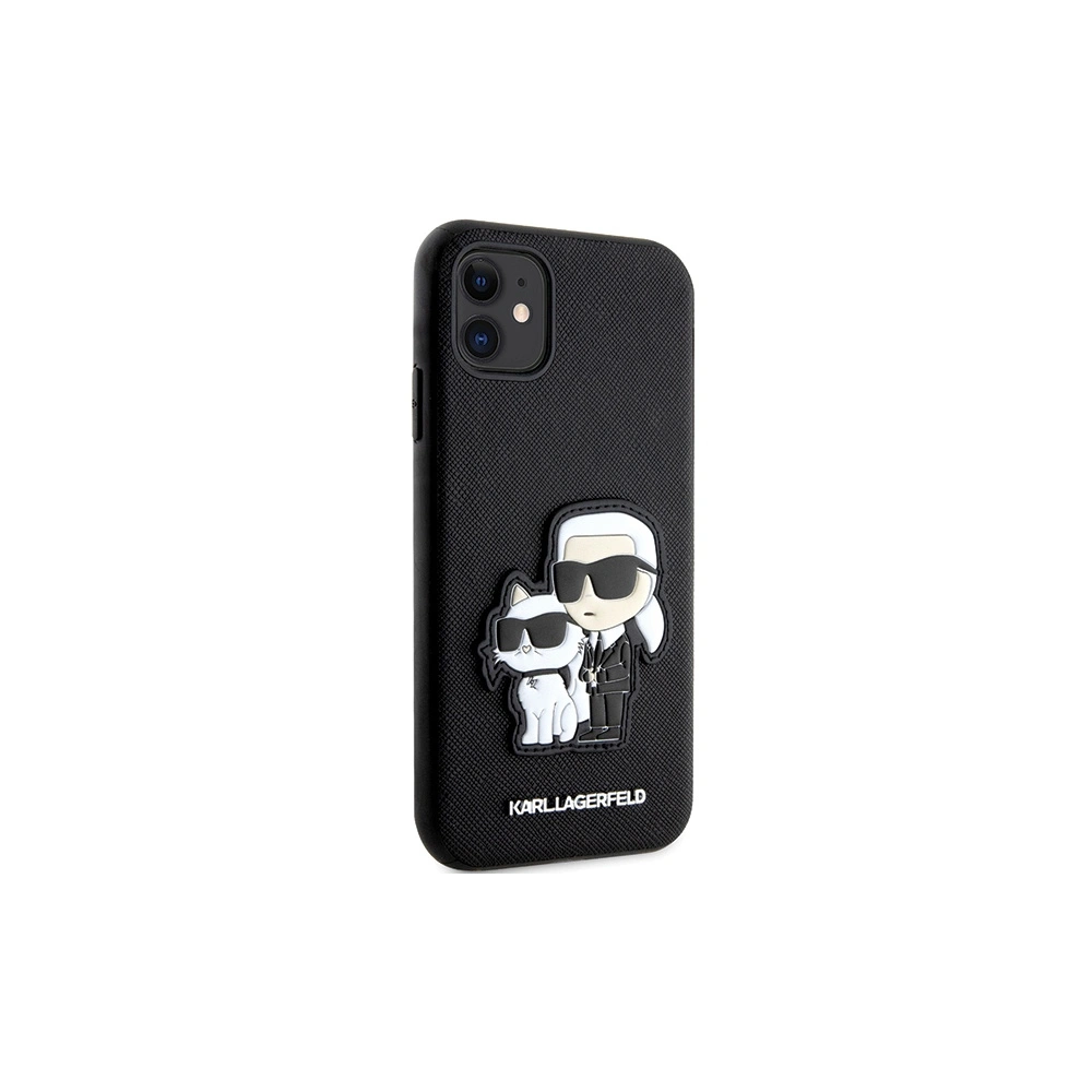 Hurtownia GSM - Etui Karl Lagerfeld KLHCN61SANKCPK Apple iPhone 11/XR Hardcase schwarz Saffiano Karl & Choupette - KLD1595 - {ean13} - Hurt