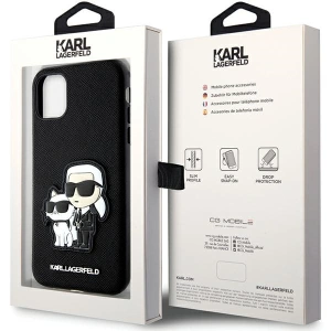 Etui Karl Lagerfeld KLHCN61SANKCPK Apple iPhone 11/XR hardcase czarny/black Saffiano Karl & Choupette