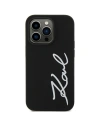 Wholesale Karl Lagerfeld KLHCN61SKSVGK Apple iPhone 11/XR black hardcase Silicone Signature - KLD1596 - {ean13} - Hurt