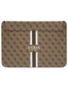Etui Guess Sleeve GUCS14P4RPSW 14 palců hnědý/brown 4G Tisknuté pruhy