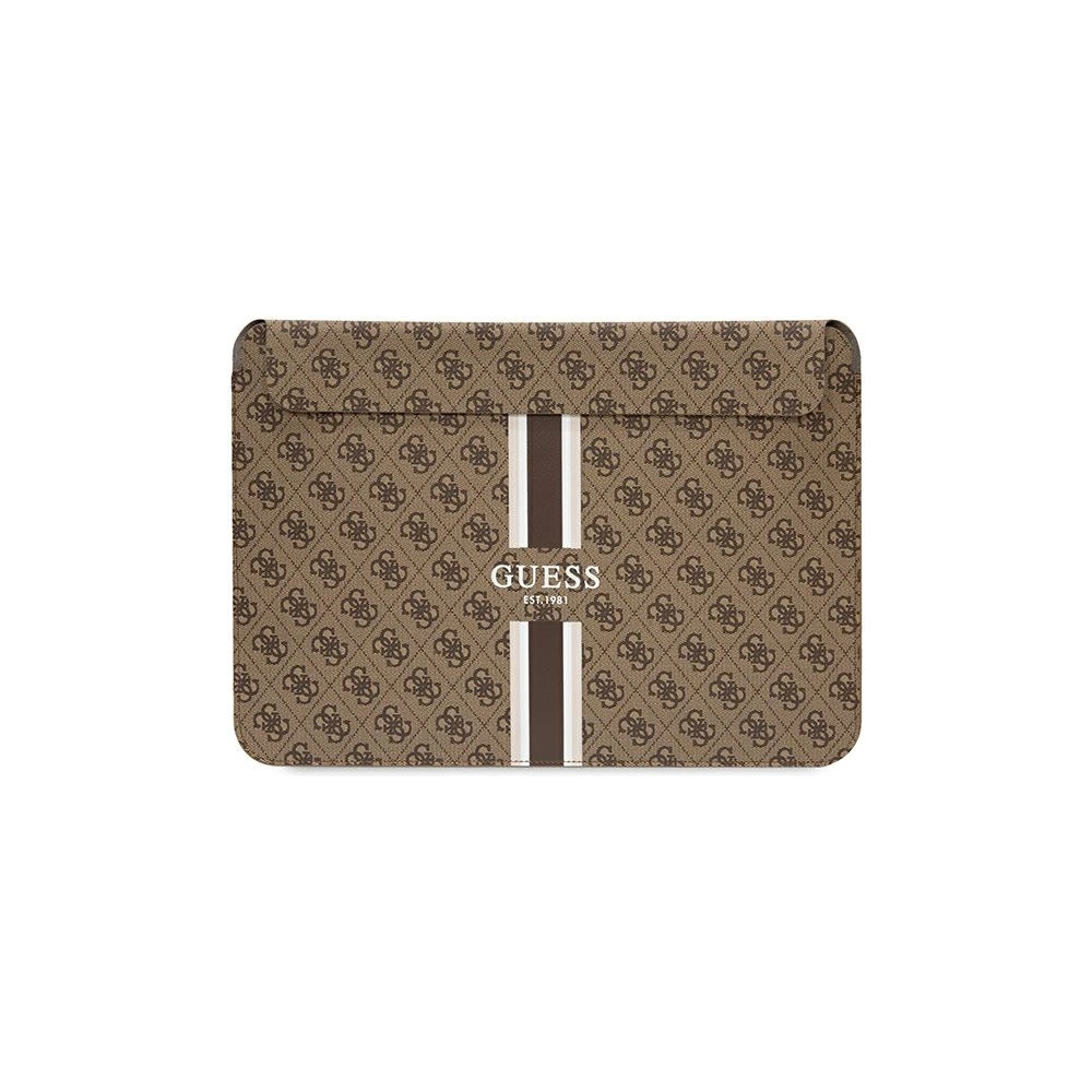 Hurtownia GSM - Etui Guess Sleeve GUCS14P4RPSW 14 palců hnědý/brown 4G Tisknuté pruhy - GUE2629 - {ean13} - Hurt