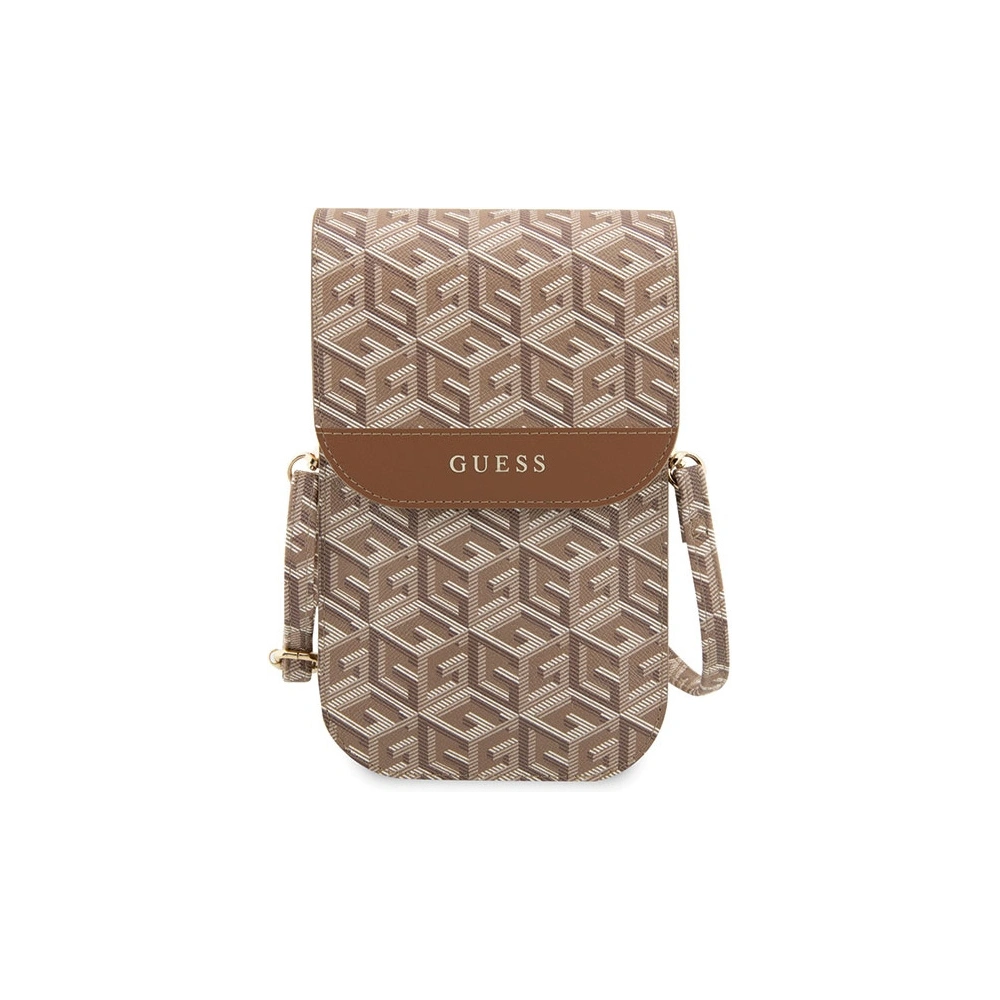 Hurtownia GSM - Tasche Guess GUWBHGCFSEW braun/brown GCube Stripe - GUE2632 - {ean13} - Hurt