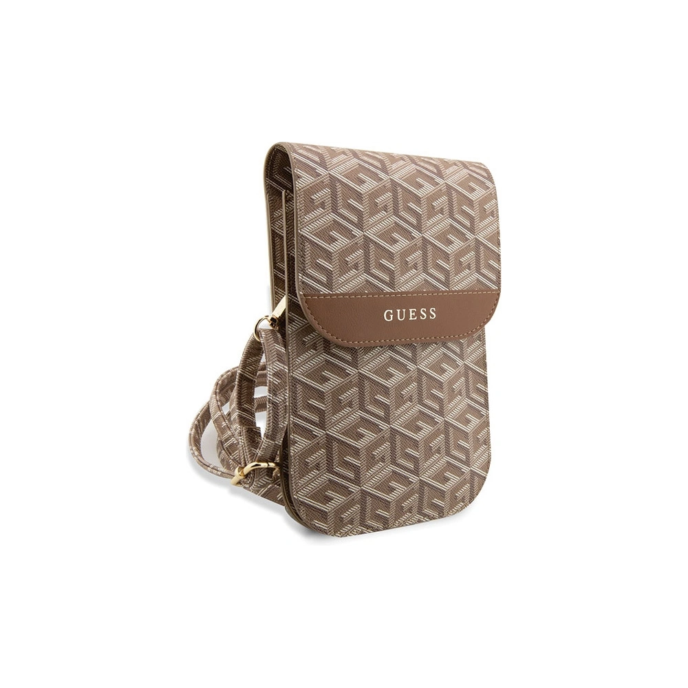 Hurtownia GSM - Tasche Guess GUWBHGCFSEW braun/brown GCube Stripe - GUE2632 - {ean13} - Hurt