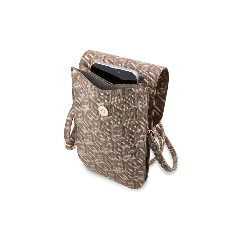 Hurtownia GSM - Torebka Guess GUWBHGCFSEW hnědá/brown GCube Stripe - GUE2632 - {ean13} - Hurt