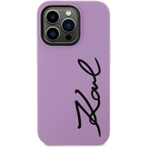 Hurtownia GSM - Etui Karl Lagerfeld KLHCN61SKSVGU Apple iPhone 11/XR mov/hardcase din silicon cu semnătură - KLD1597 - {ean13} - Hurt