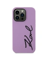 Etui Karl Lagerfeld KLHCN61SKSVGU Apple iPhone 11/XR purpurová/purple hardcase Silicone Signature