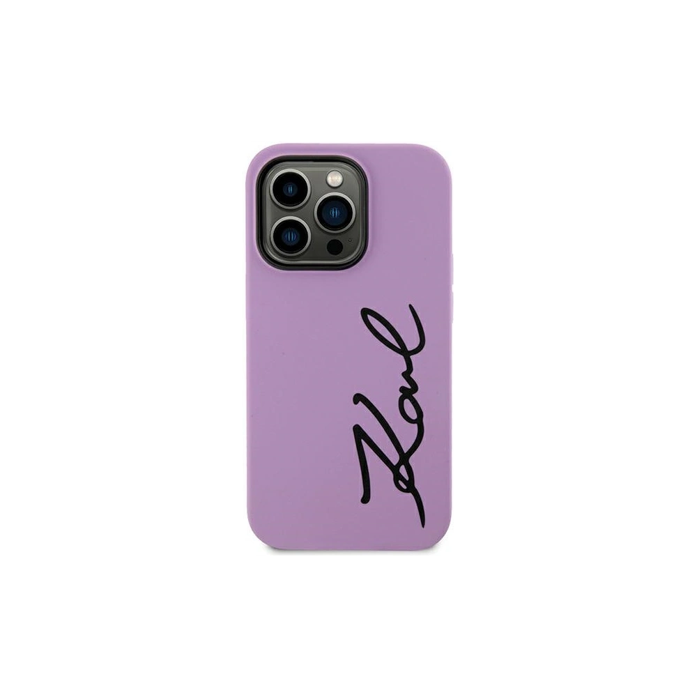 Wholesale Karl Lagerfeld KLHCN61SKSVGU Apple iPhone 11/XR purple hardcase Silicone Signature - KLD1597 - {ean13} - Hurt
