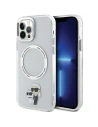 Etui Karl Lagerfeld KLHMP12MHNKCIT Apple iPhone 12/12 Pro Hardcase transparent Iconic Karl&Choupette Magsafe