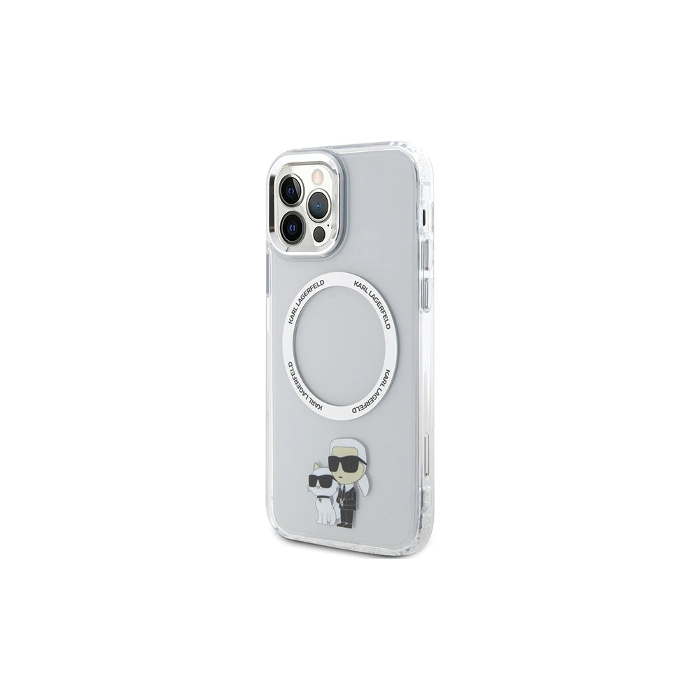 Hurtownia GSM - Etui Karl Lagerfeld KLHMP12MHNKCIT Apple iPhone 12/12 Pro Hardcase transparent Iconic Karl&Choupette Magsafe - KLD1598 - {ean13} - Hurt