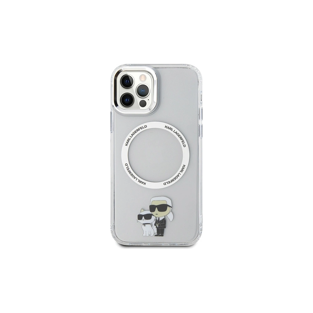 Hurtownia GSM - Etui Karl Lagerfeld KLHMP12MHNKCIT Apple iPhone 12/12 Pro Hardcase transparent Iconic Karl&Choupette Magsafe - KLD1598 - {ean13} - Hurt