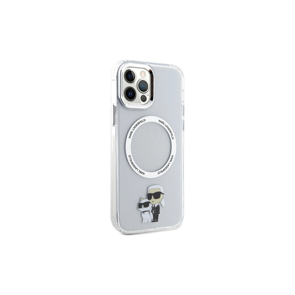 Hurtownia GSM - Etui Karl Lagerfeld KLHMP12MHNKCIT Apple iPhone 12/12 Pro Hardcase transparent Iconic Karl&Choupette Magsafe - KLD1598 - {ean13} - Hurt