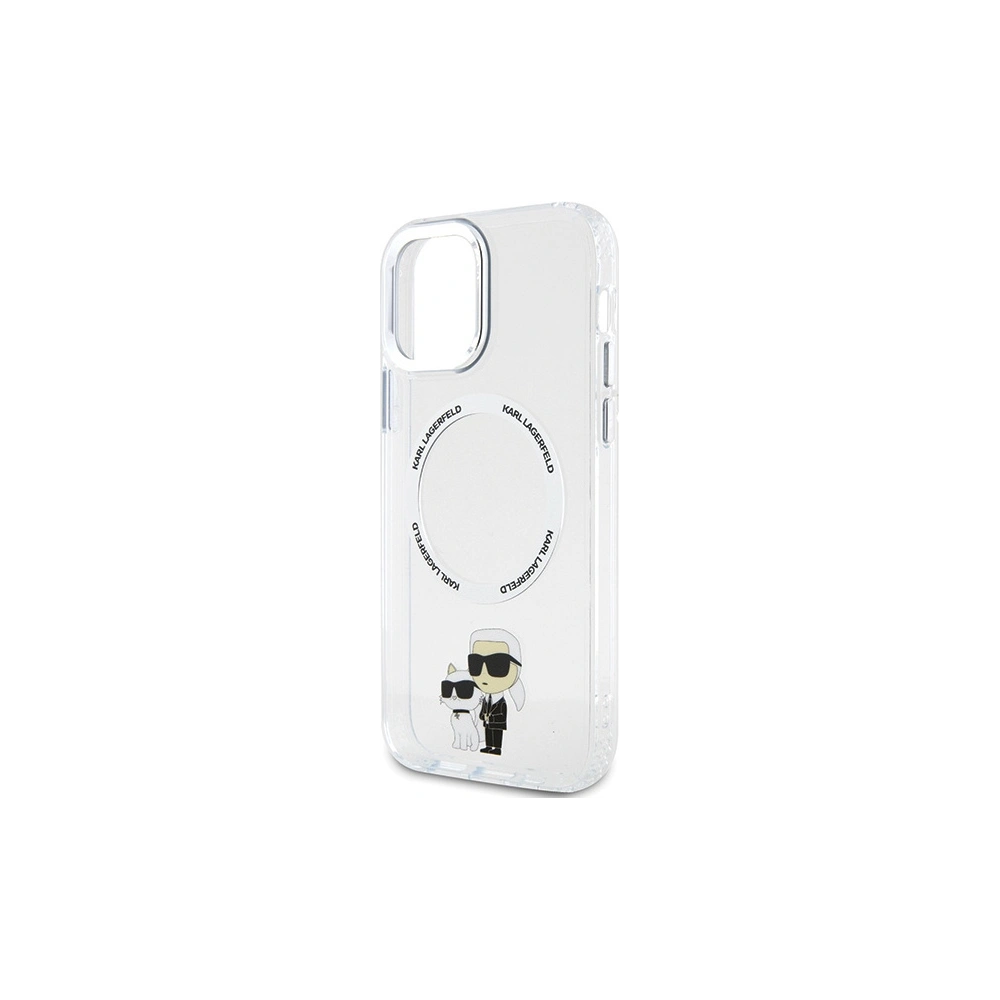 Hurtownia GSM - Etui Karl Lagerfeld KLHMP12MHNKCIT Apple iPhone 12/12 Pro Hardcase transparent Iconic Karl&Choupette Magsafe - KLD1598 - {ean13} - Hurt