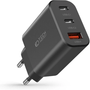 Wholesale Tech-Protect C30W 3-port Network Charger PD 30W QC 3.0 Black - THP2056 - {ean13} - Hurt