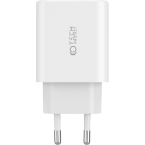 Hurtownia GSM - Síťová nabíječka Tech-Protect C30W 3-portová nabíječka PD 30W QC 3.0 černá - THP2056 - {ean13} - Hurt