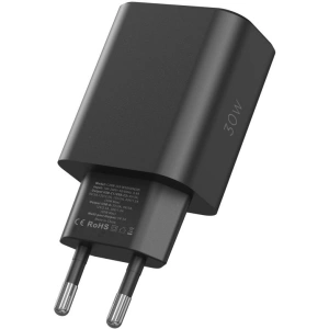 Hurtownia GSM - Síťová nabíječka Tech-Protect C30W 3-portová nabíječka PD 30W QC 3.0 černá - THP2056 - {ean13} - Hurt
