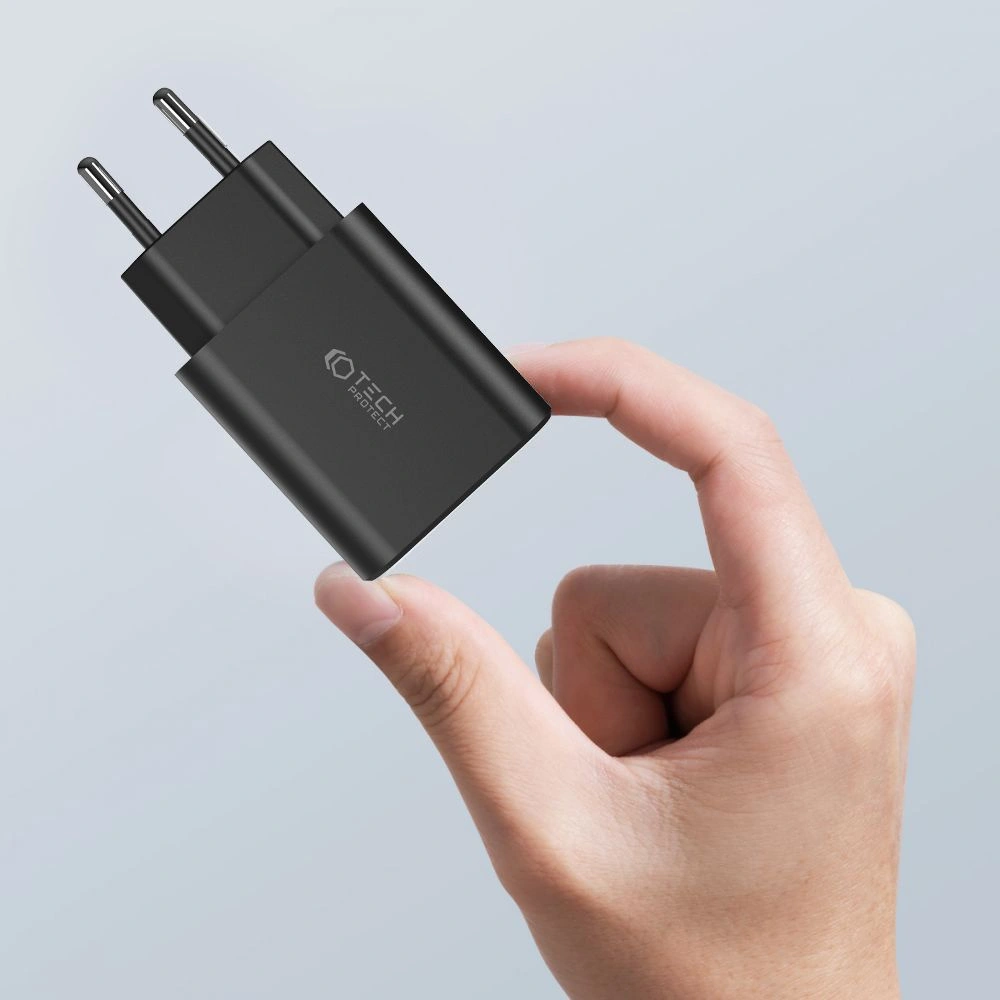 Hurtownia GSM - Netzteil Tech-Protect C30W 3-Port Netzladegerät PD 30W QC 3.0 Schwarz - THP2056 - {ean13} - Hurt