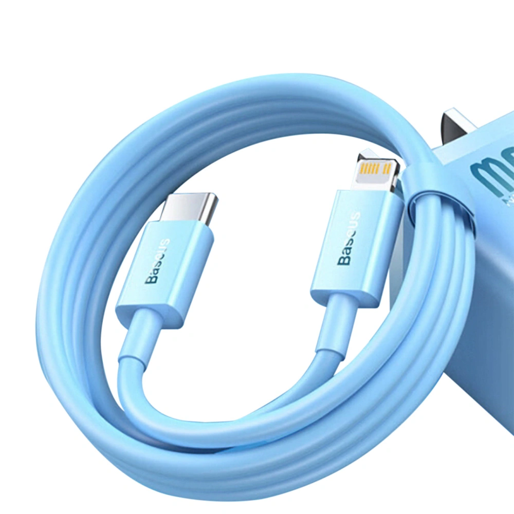 Hurtownia GSM - Kábel Baseus Superior Series USB-C/Lightning 20W PD 1m kék - BSU4377 - {ean13} - Hurt