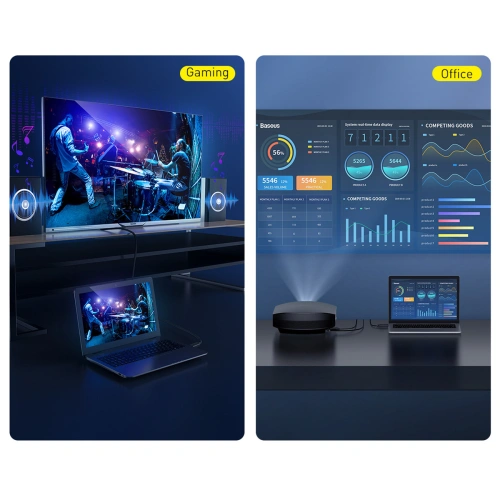 Kabel Baseus HDMI/HDMI 2.0 1080p 60Hz 20m czarny