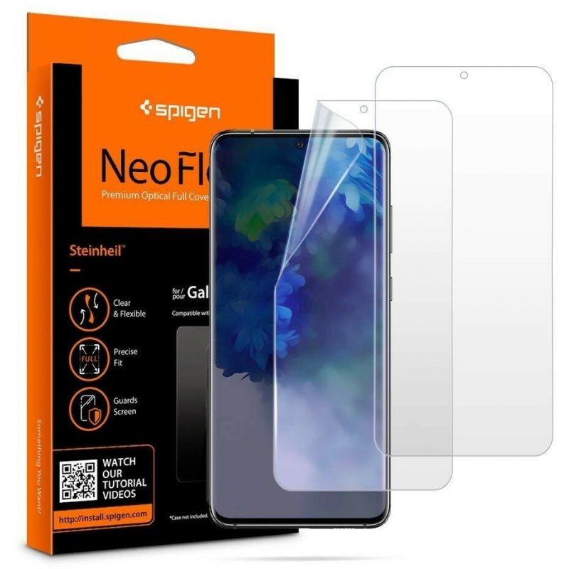 Spigen Distributor - 8809685625117 - SPN562 - Spigen Neo Flex HD Galaxy S20+ Plus [2 PACK] - B2B homescreen
