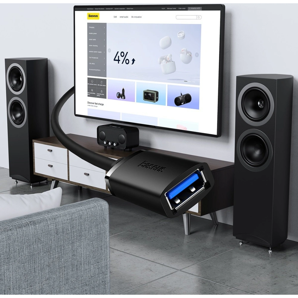 Hurtownia GSM - Prelungitor Baseus AirJoy Series USB-A 3.0 0.5m - BSU4384 - {ean13} - Hurt