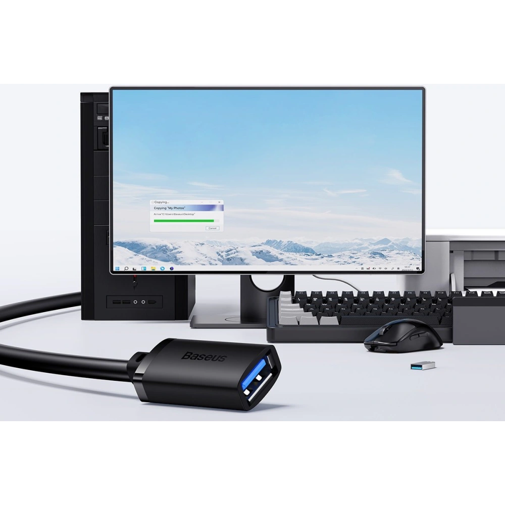 Hurtownia GSM - Hosszabbító kábel Baseus AirJoy Series USB-A 3.0 0.5m - BSU4384 - {ean13} - Hurt