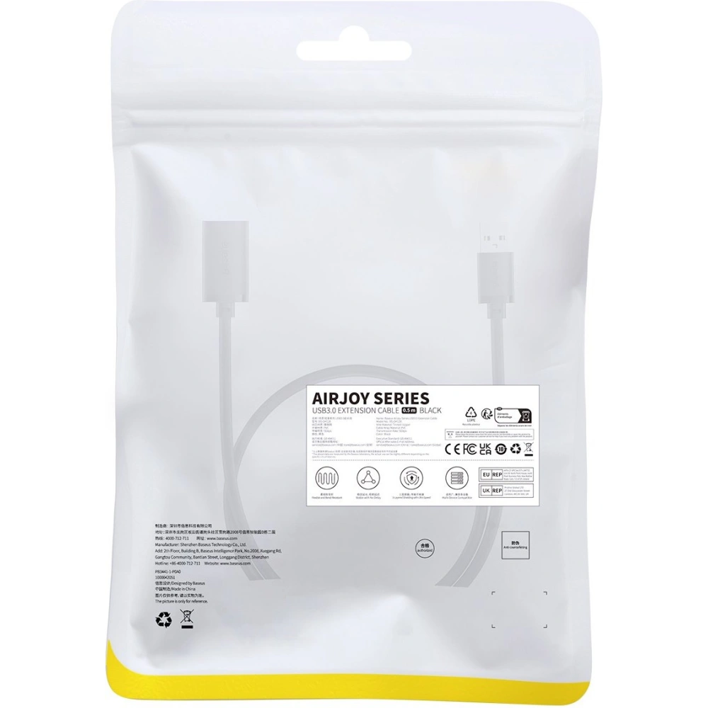 Hurtownia GSM - Prelungitor Baseus AirJoy Series USB-A 3.0 0.5m - BSU4384 - {ean13} - Hurt
