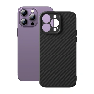 Hurtownia GSM - Baseus Apple Case + Glas Kunstfaser MagSafe iPhone 14 Pro Max schwarz - BSU4385 - {ean13} - Hurt