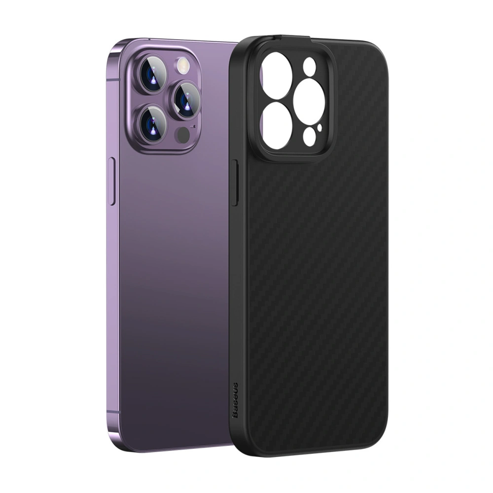 Hurtownia GSM - Baseus Apple Case + Glas Kunstfaser MagSafe iPhone 14 Pro Max schwarz - BSU4385 - {ean13} - Hurt