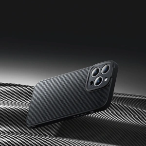 Baseus Synthetic Fiber MagSafe Case + Glass Apple iPhone 14 Pro Max black