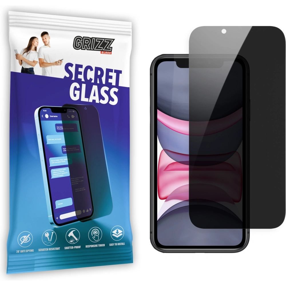 Hurtownia GSM - Sklo privatizující GrizzGlass SecretGlass pro Apple iPhone 11 - GRZ5169 - {ean13} - Hurt