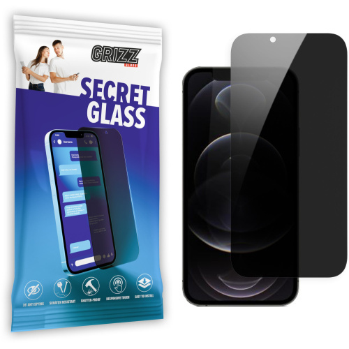 Hurtownia GrizzGlass - 5904063596355 - GRZ5174 - Szkło prywatyzujące GrizzGlass SecretGlass do Apple iPhone 12 Pro - B2B homescreen