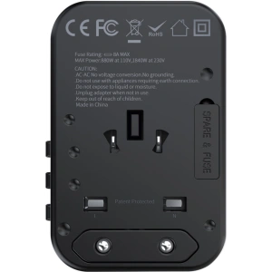 Hurtownia GSM - Síťová nabíječka Choetech PD5009-BK GaN 2xUSB-C/USB-A 65W Power Delivery černá - CHT180 - {ean13} - Hurt