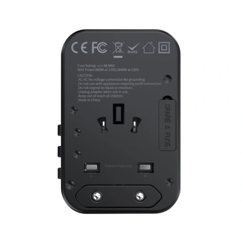 Ładowarka sieciowa Choetech PD5009-BK GaN 2xUSB-C/USB-A 65W Power Delivery czarny