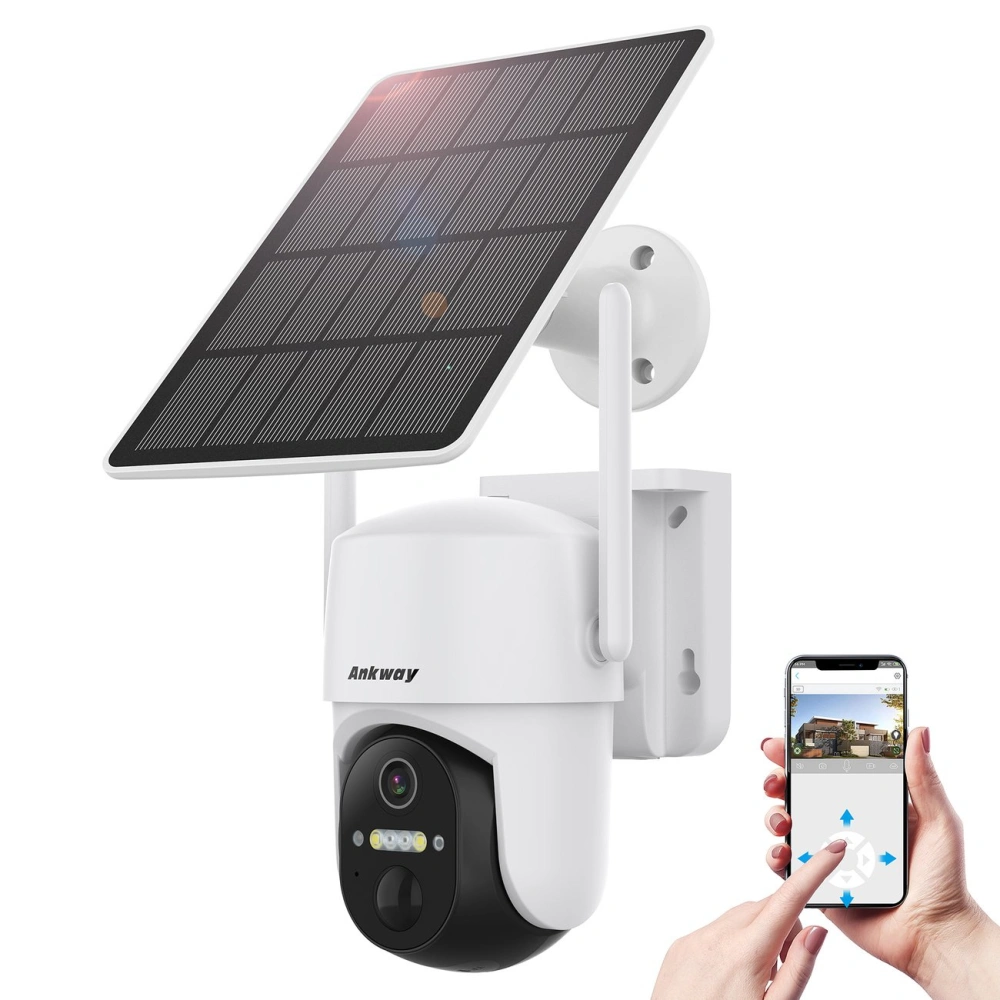 Hurtownia GSM - Kamera Choetech ASC005 WiFi Android/iOS vezérlő alkalmazással + 5W napenergia panel - CHT182 - {ean13} - Hurt