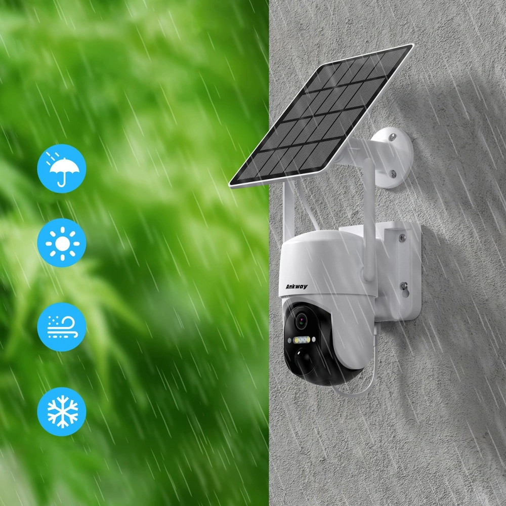 Hurtownia GSM - Kamera Choetech ASC005 WiFi Android/iOS vezérlő alkalmazással + 5W napenergia panel - CHT182 - {ean13} - Hurt