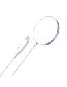 Magnetická bezdrátová nabíječka Choetech T518-F-PK 15W MagSafe růžová