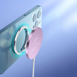 Hurtownia GSM - Magnetisches kabelloses Ladegerät Choetech T518-F-PK 15W MagSafe rosa - CHT185 - {ean13} - Hurt