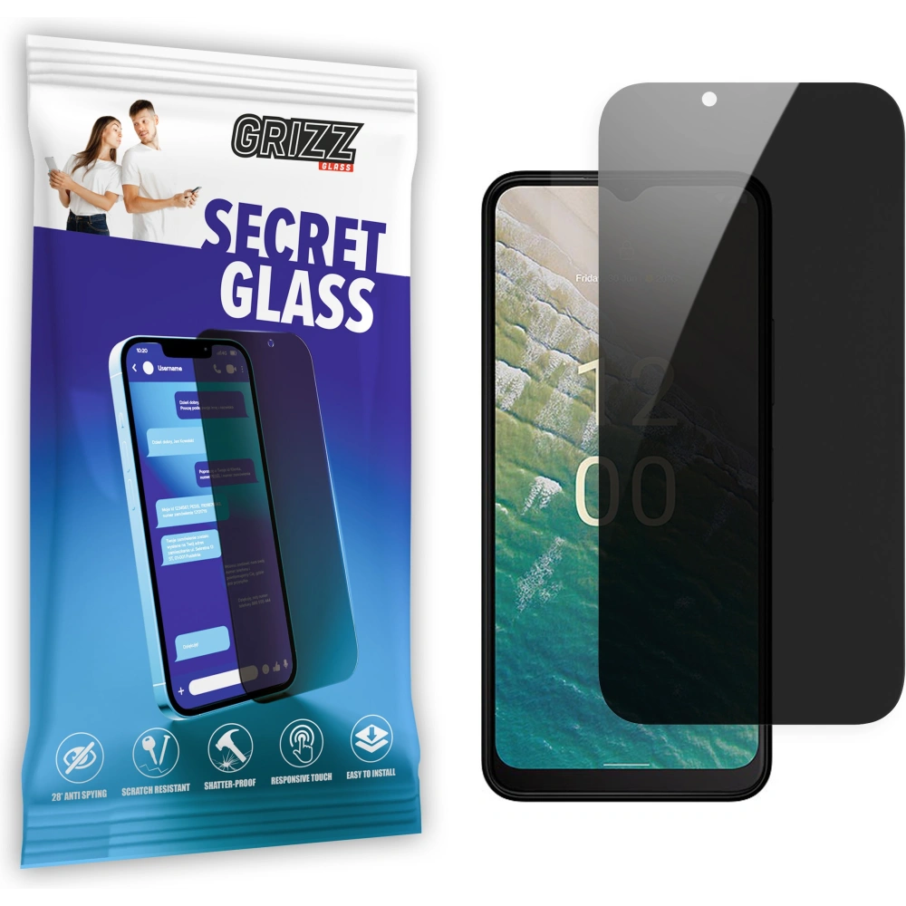 Hurtownia GSM - Privatisierendes Glas GrizzGlass SecretGlass für Nokia C32 - GRZ5207 - {ean13} - Hurt