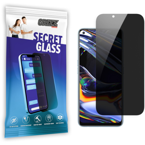 Hurtownia GrizzGlass - 5904063596157 - GRZ5215 - Szkło prywatyzujące GrizzGlass SecretGlass do Realme 8i - B2B homescreen