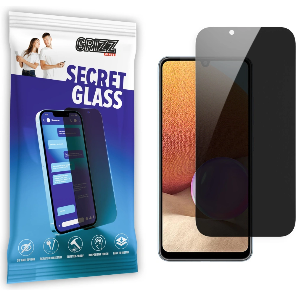 Hurtownia GSM - Privatisierendes Glas GrizzGlass SecretGlass für Samsung Galaxy A32 4G - GRZ5223 - {ean13} - Hurt