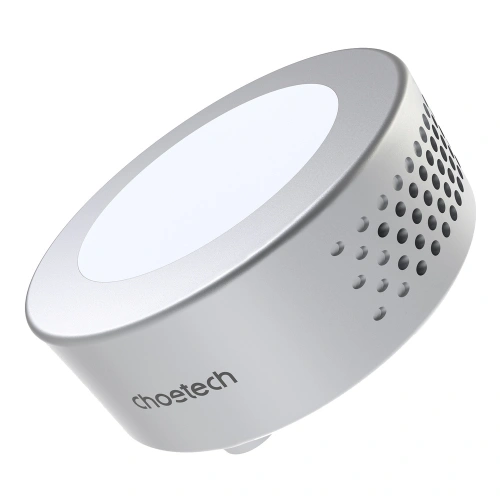 Ładowarka bezprzewodowa Choetech T593-F Qi 15W MagSafe z wentylatorem srebrny + kabel USB-C/USB-C