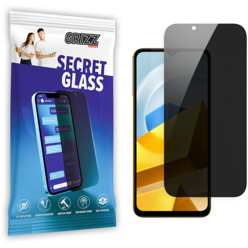 Hurtownia GrizzGlass - 5904063596591 - GRZ5240 - Szkło prywatyzujące GrizzGlass SecretGlass do Xiaomi Poco M5 - B2B homescreen