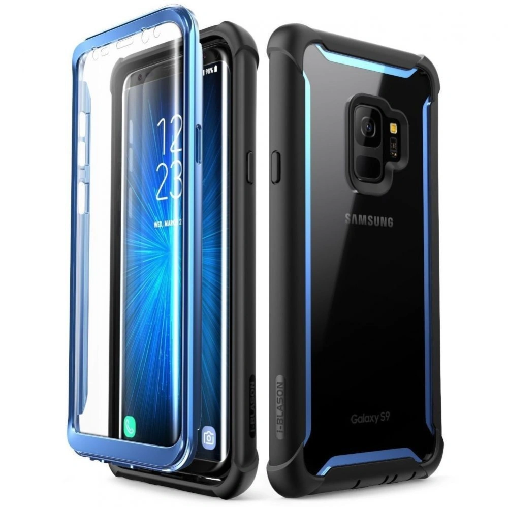 Hurtownia GSM - Etui Supcase IBLSN Ares Galaxy S9 Černá/Modrá - SPC002 - {ean13} - Hurt