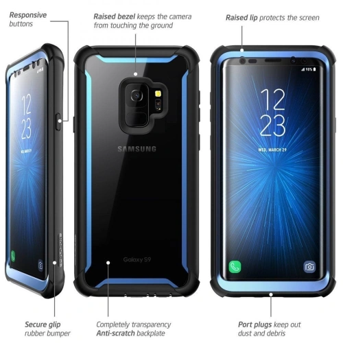 Etui Supcase IBLSN Ares Galaxy S9 Black/Blue