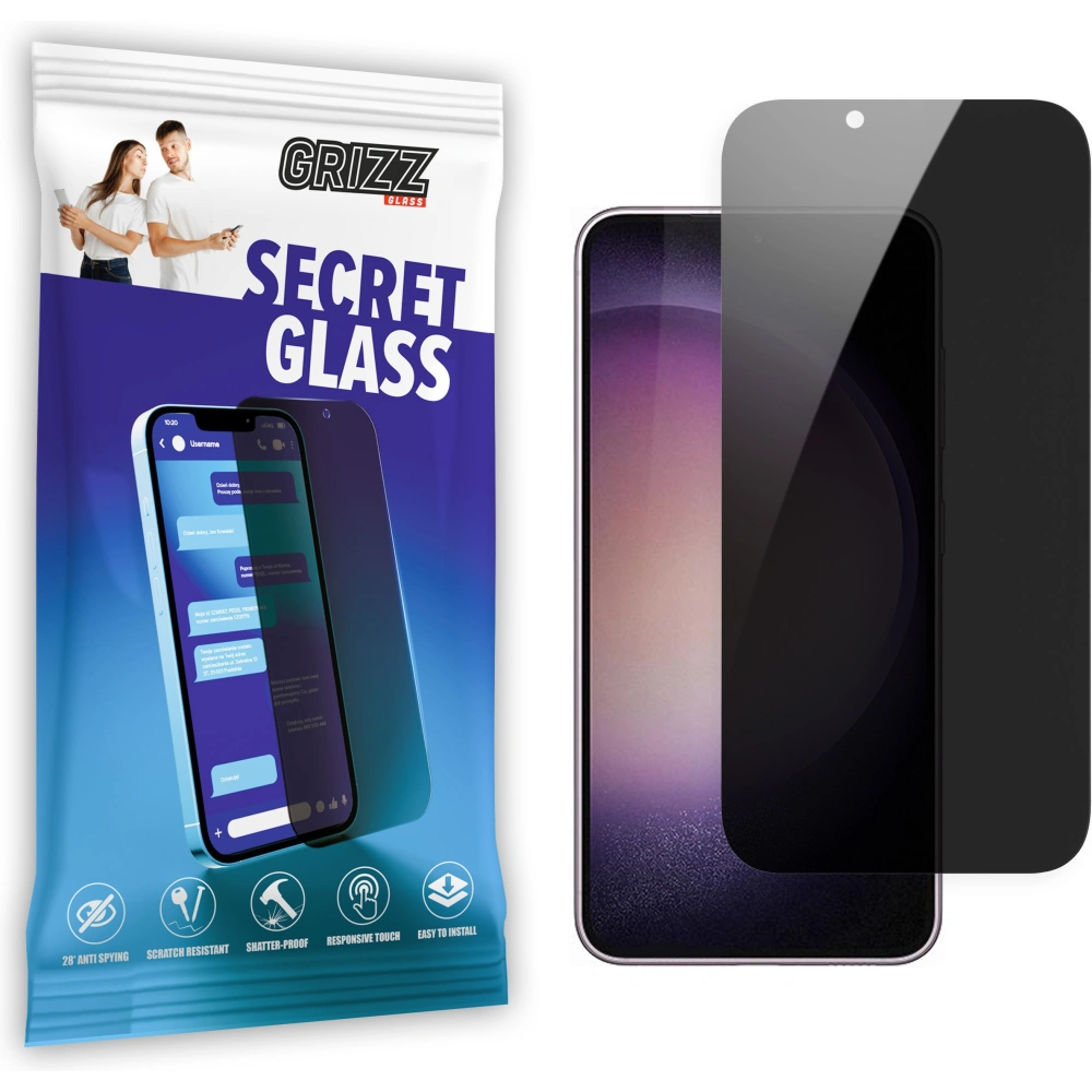 Hurtownia GSM - Sklo privatizující GrizzGlass SecretGlass pro Samsung Galaxy S23 Plus - GRZ5255 - {ean13} - Hurt